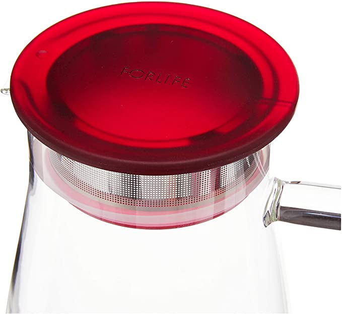 Brew In Tea Maker-Flask Glass Tea Maker 64 oz.