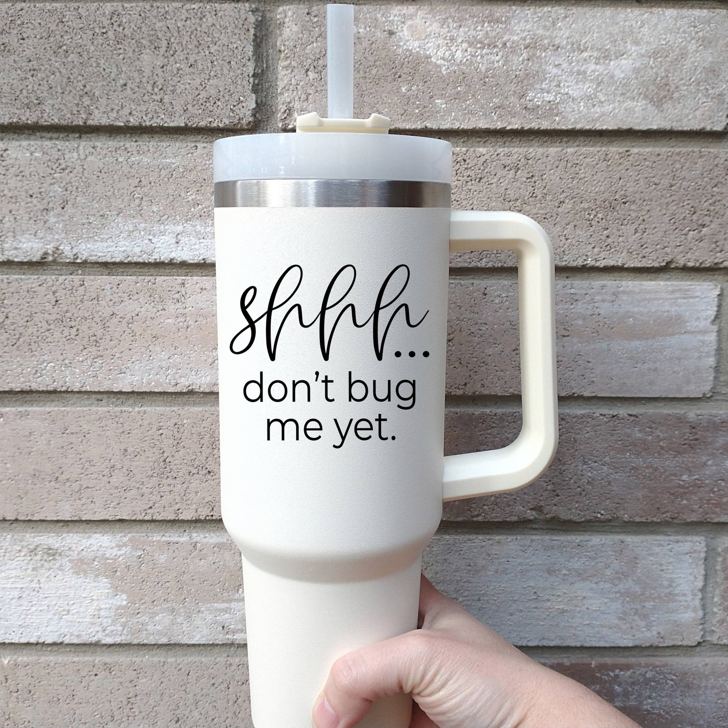 Mug- Insulated Travel Cup with Lid & Straw, 40oz