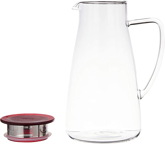 Brew In Tea Maker-Flask Glass Tea Maker 64 oz.
