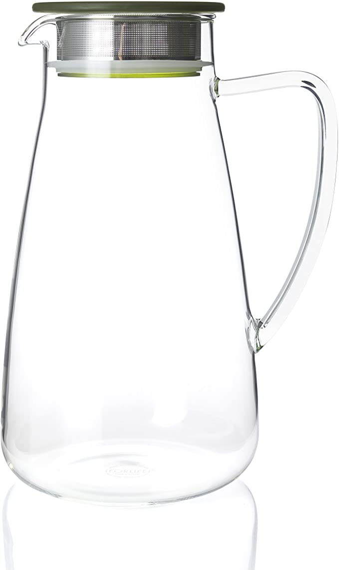 Brew In Tea Maker-Flask Glass Tea Maker 64 oz.