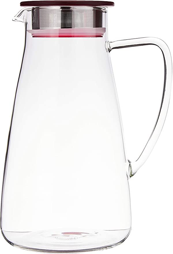 Brew In Tea Maker-Flask Glass Tea Maker 64 oz.