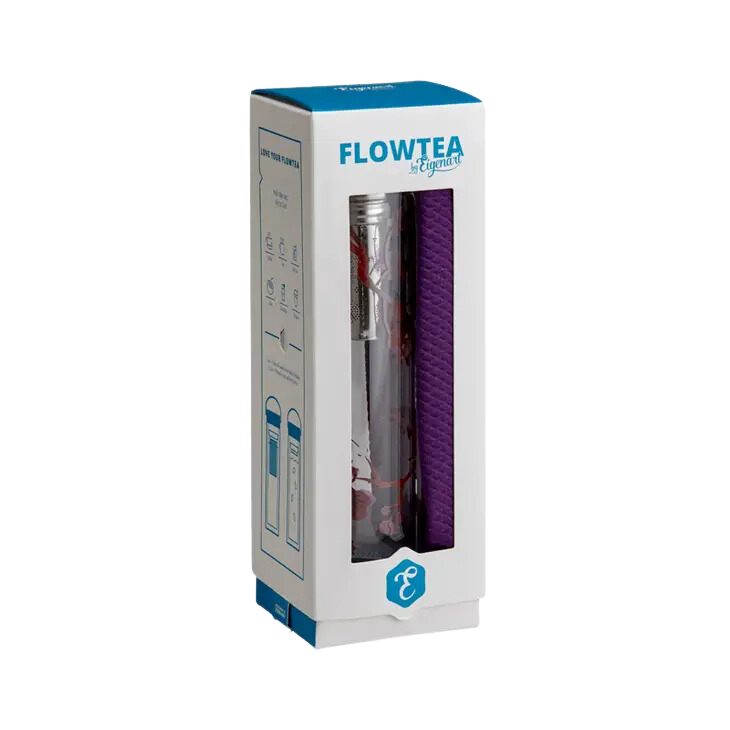 Brew In Double Walled Glass Travel Bottle-11.9 floz