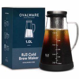 Brew In Tea Maker-Ovalware RJ3 Iced Tea Brewing Glass Carafe